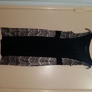 Lace panel dress